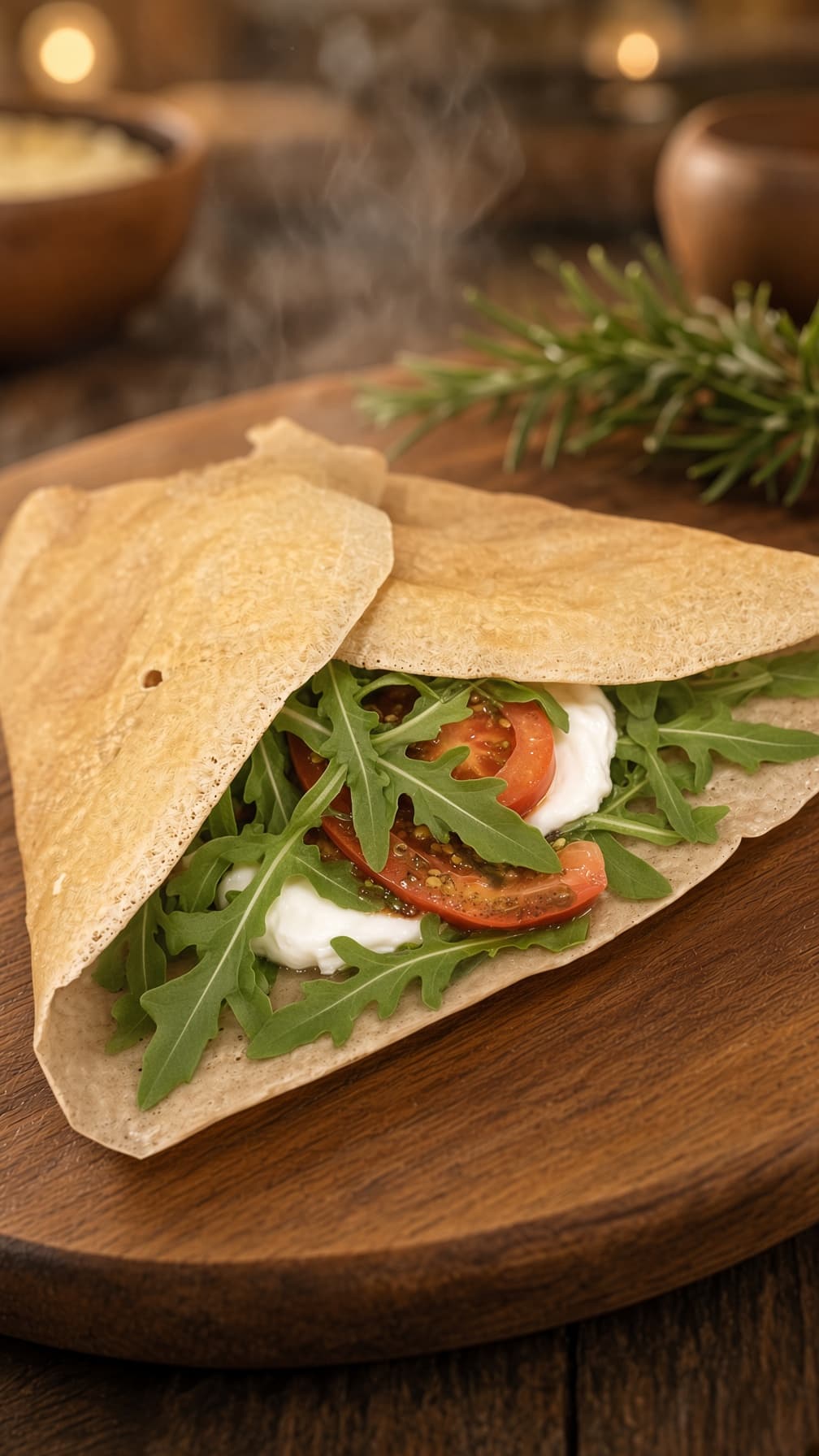 Galette Veggie Douce, zaatar et chèvre frais